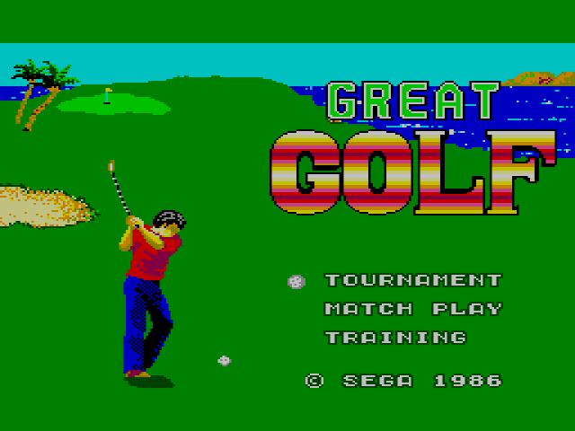 Great Golf (세가 마스터 시스템 / SMS) 게임 롬파일 다운로드