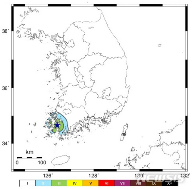전남 해남서 규모 3.1 지진