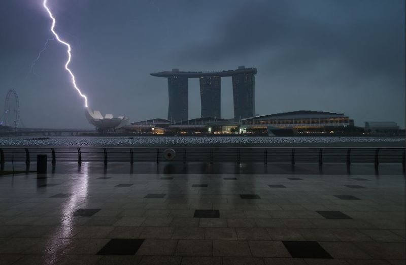 아열대 몬순기후인 싱가포르 날씨