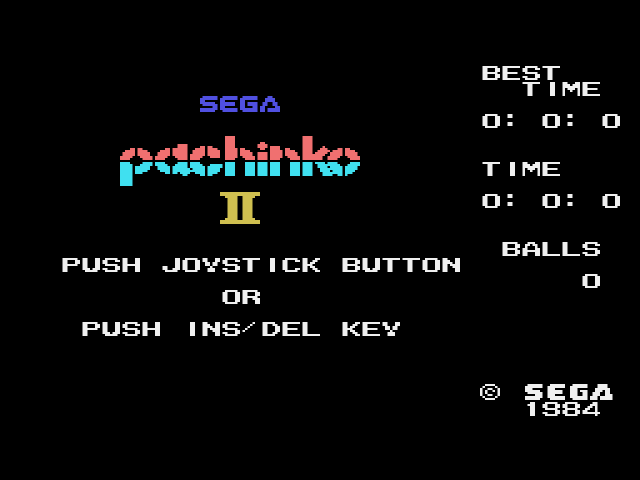 Pachinko II (SG-1000) 게임 롬파일 다운로드