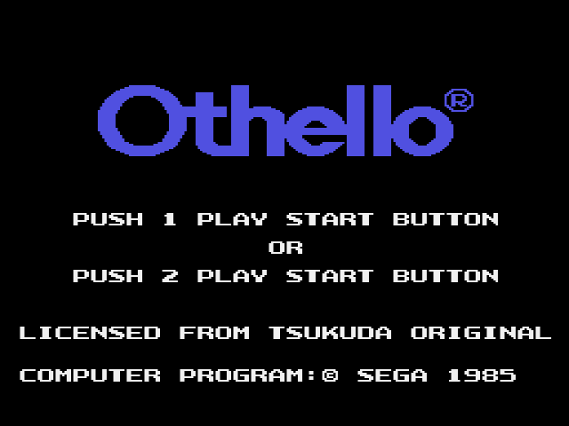 Othello (SG-1000) 게임 롬파일 다운로드