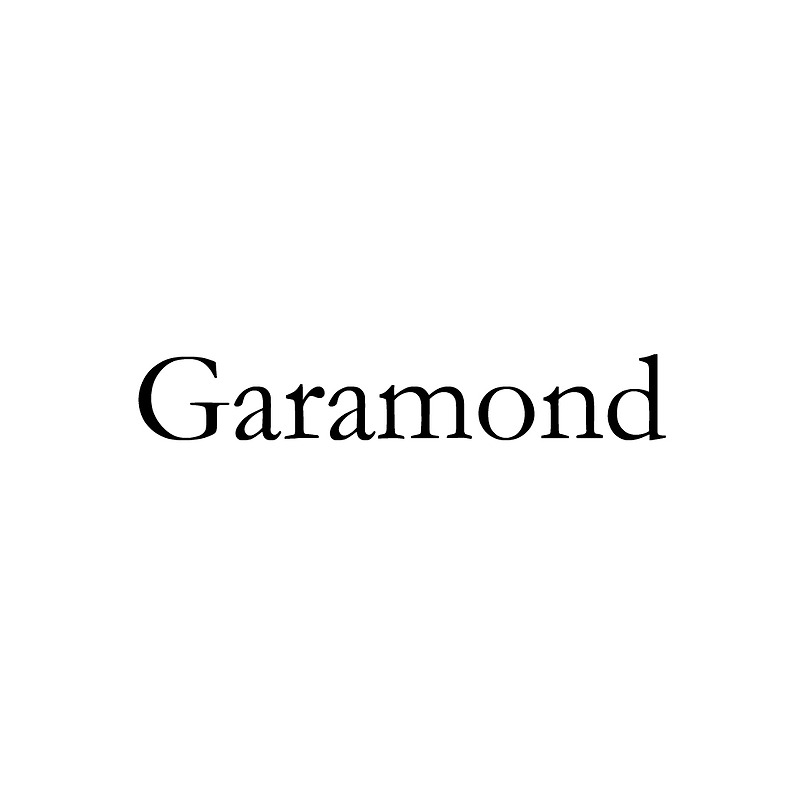 Garamond 가라몬드 폰트 34종 다운로드