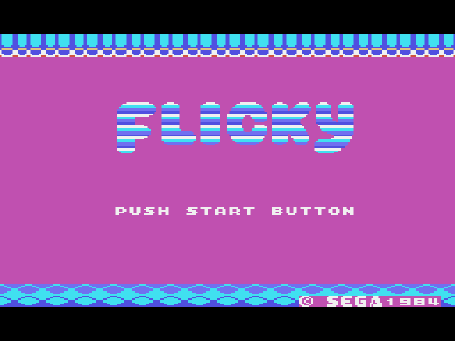 Flicky (SG-1000) 게임 롬파일 다운로드