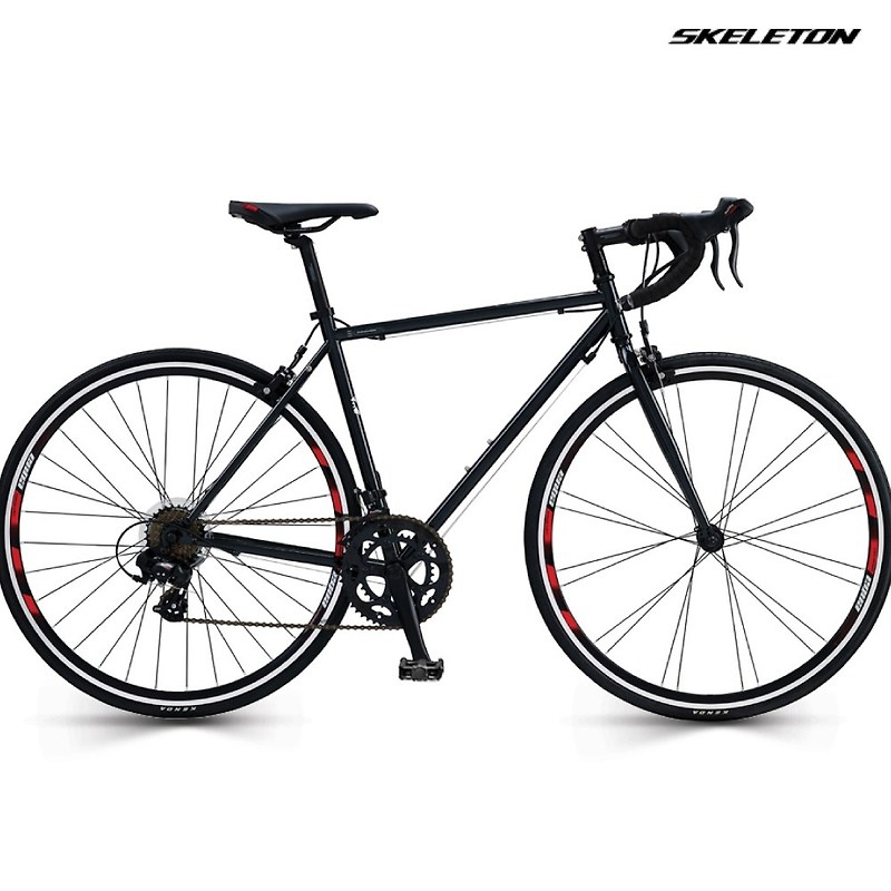 로드자전거  [LAB360 자전거연구소] 스마트 스켈레톤 TR14 - 크로몰리 시마노A070 14단 로드 자전거, 무광블랙 [100% 조립배송] 할인