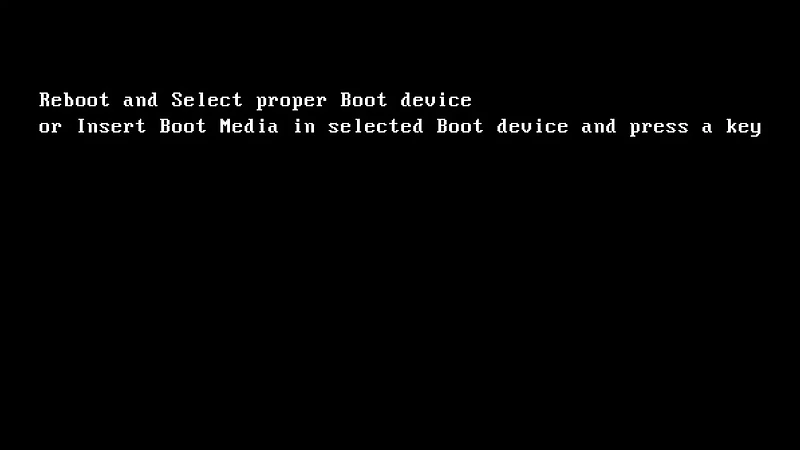 컴퓨터 reboot and select proper boot device 오류 해결하는 방법