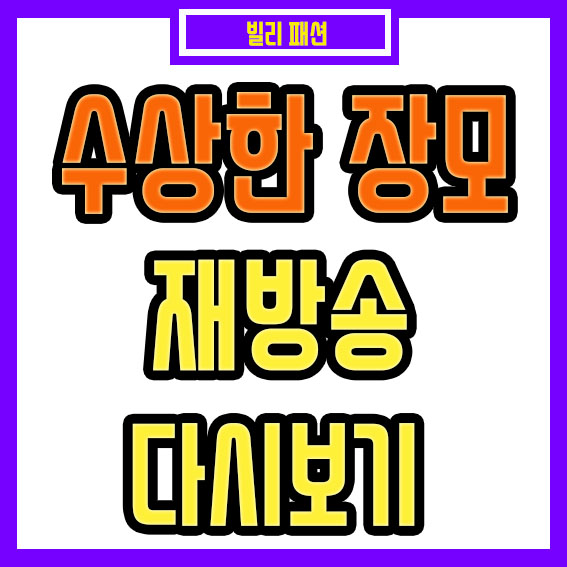SBS 드라마 수상한 장모 재방송 및 다시보기