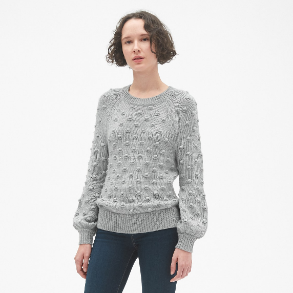 (추천상품) 갭 여성용 버블 스티치 크루넥 풀오버 스웨터 (인기 상품)