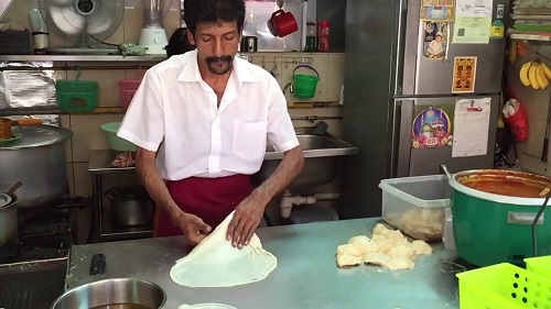 꼭 먹어야할 싱가포르 음식8, 인도음식 로띠 프라따(Roti Prata)