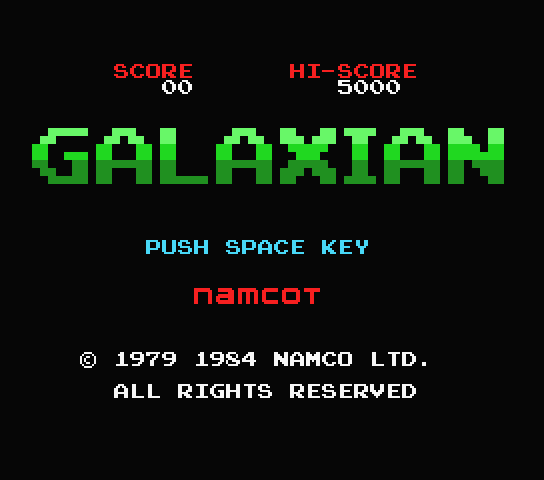 Galaxian - MSX (재믹스) 게임 롬파일 다운로드