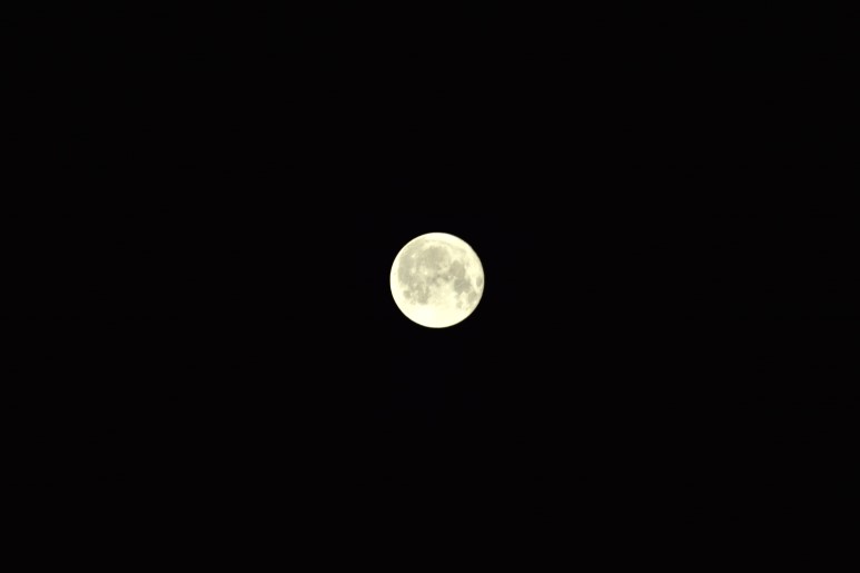 DSLR로 달 사진 찍기