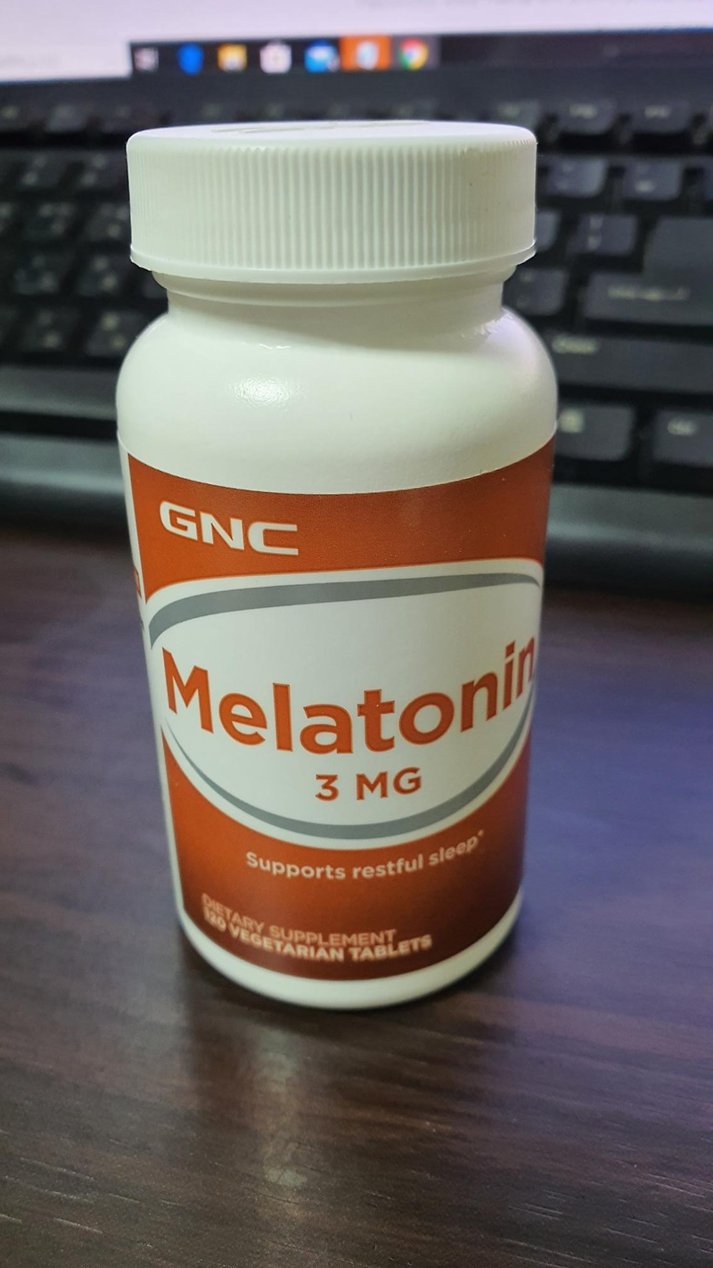 GNC 멜라토닌 3mg - 5년 복용 후기 효능 부작용