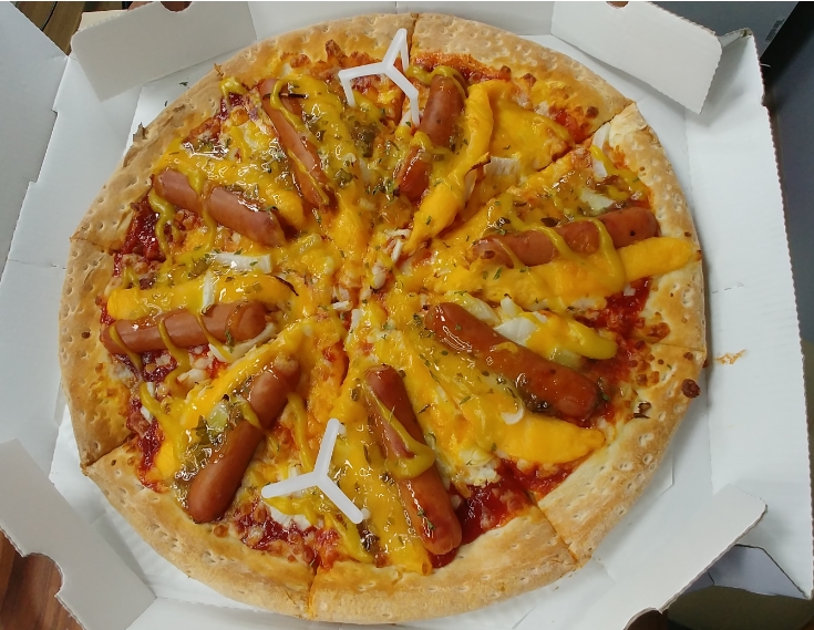 파파존스 아메리칸 핫도그 피자 솔직후기
