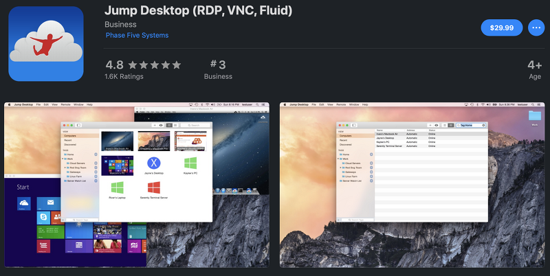 Jump Desktop - iPad에서 윈도우 원격데스크탑 터치 형태로 사용 (RDP, VNC, Fluid)