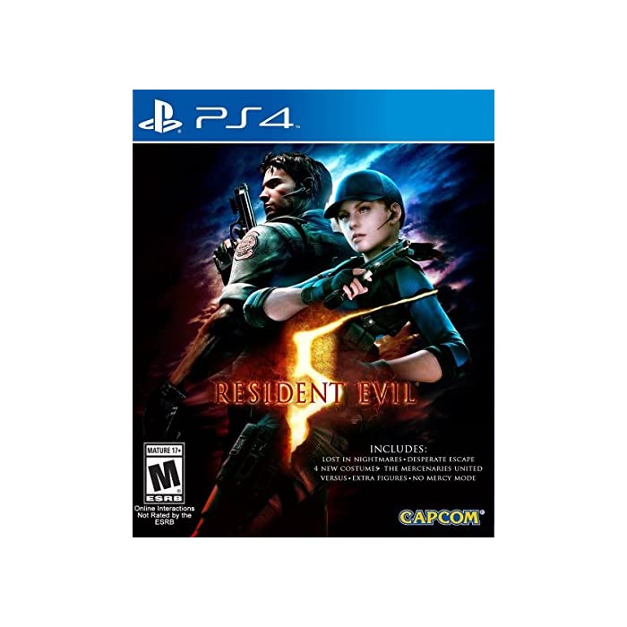 할인정보 Capcom Entertainment (World) Resident Evil 5 – Standard Edition (수입 판 : 북미) PS4, 자세한 내용은 참조
