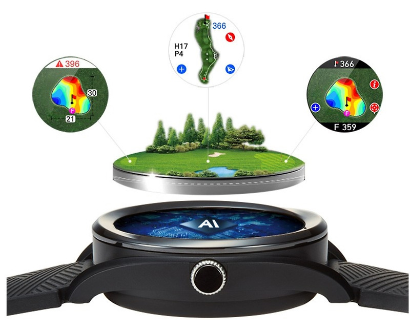 실시간 자동 골프 거리 측정기 보이스캐디 T7