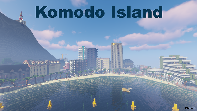 마인크래프트 대도시맵 Komodo Island 공유!