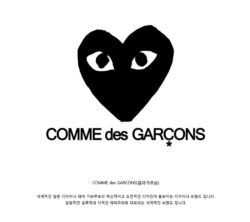 COMME des GARCONS HOMME(블랙진)