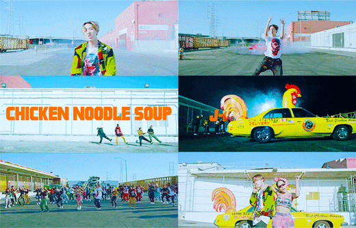 제이홉 신곡 Chicken Noodle Soup (feat. Becky G) 속 춤 짤.gif