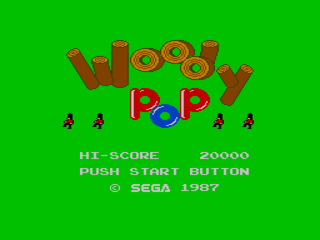 Woody Pop Shinjinrui no Block Kuzushi (세가 마스터 시스템 / SMS) 게임 롬파일 다운로드