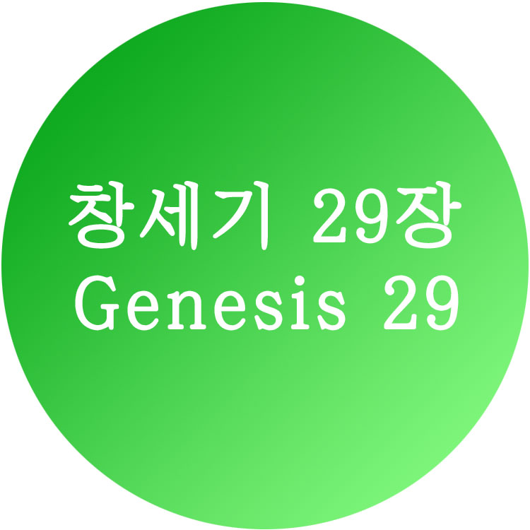[창세기 29장] 한영성경 (Genesis Chapter 29)