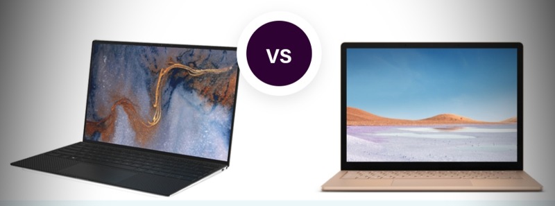 Dell XPS 13, Microsoft Surface Laptop 3, 어느 것을 살까?