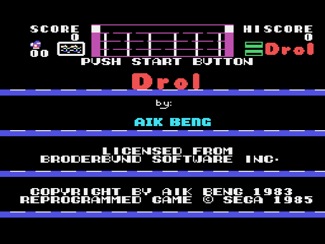 Drol (SG-1000) 게임 롬파일 다운로드