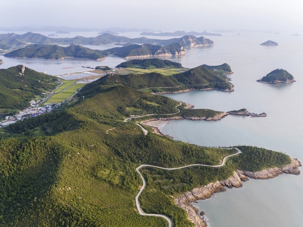 남해 바다낚시 캐스팅 천사대교 드라이브 해안가 자전거 캠핑