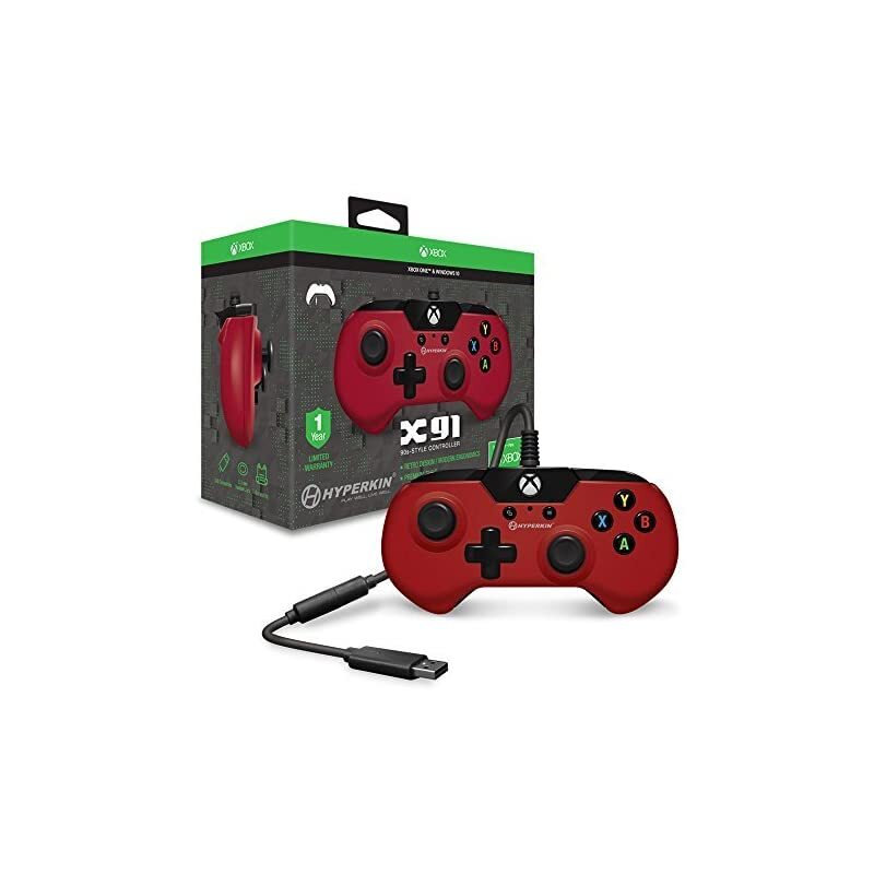 할인정보 Xbox One Windows용 X91 유선 컨트롤러 10 PC Red 공식 라이센스 Xbox, 상세페이지 참조, 상세페이지 참조