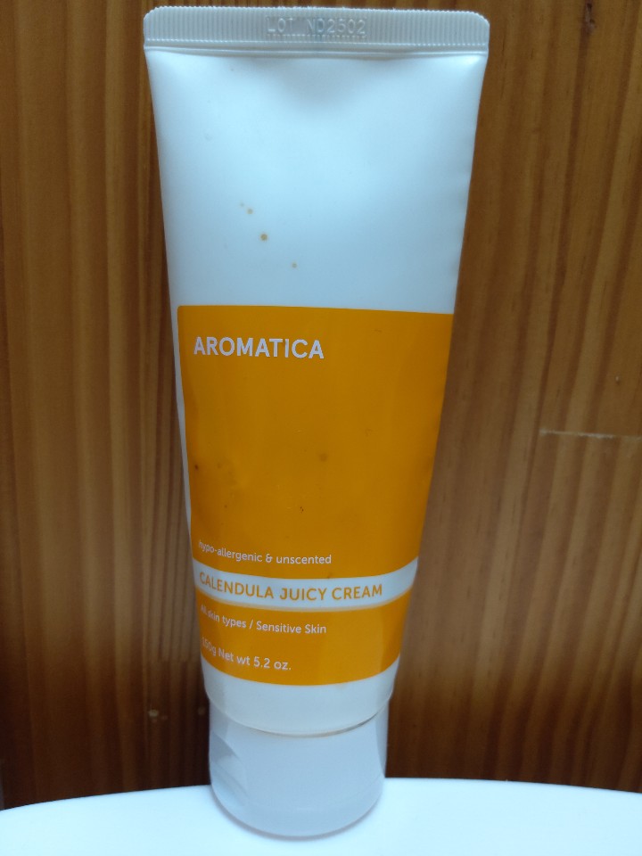[기초화장품 공병리뷰] 아로마티카 칼렌듈라 쥬시 크림(Aromatica Calendula Juicy Cream) 사용후기