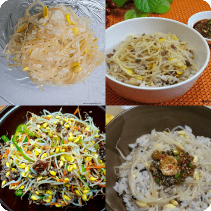 무 콩나물밥 양념장 만들기 (식욕없을 때 먹는 한끼식사, 사진없는 글)
