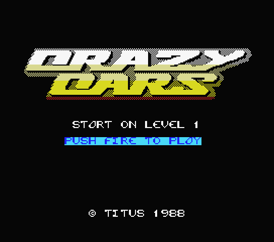Crazy Cars - MSX (재믹스) 게임 롬파일 다운로드
