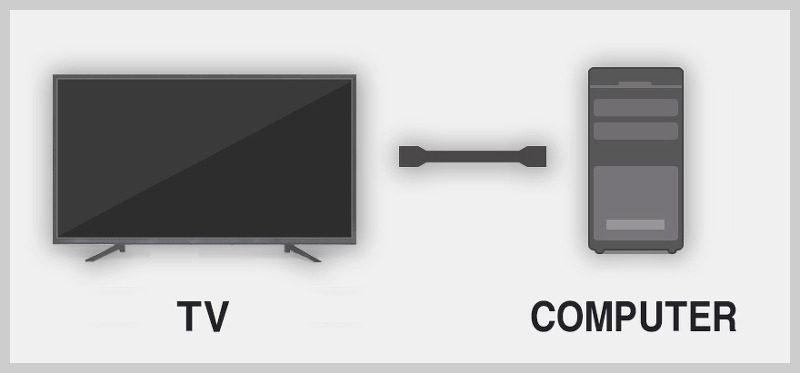 HDMI 케이블 하나로 컴퓨터와 TV 연결하기