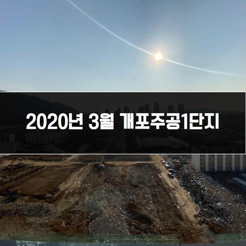 2020년 3월 개포주공1단지 재건축 정보