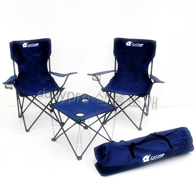 [대박상품]조아캠프 트래블 캠핑 테이블 의자 4종 세트 CC126, 네이비가성비 굿~ 서두르세요!