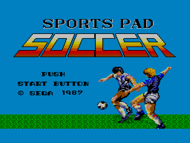 Sports Pad Soccer (세가 마스터 시스템 / SMS) 게임 롬파일 다운로드