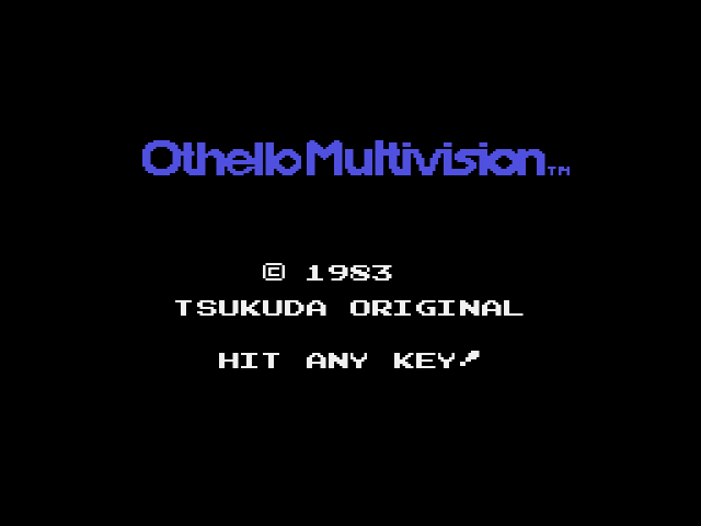 Othello Multivision (SG-1000) 게임 롬파일 다운로드