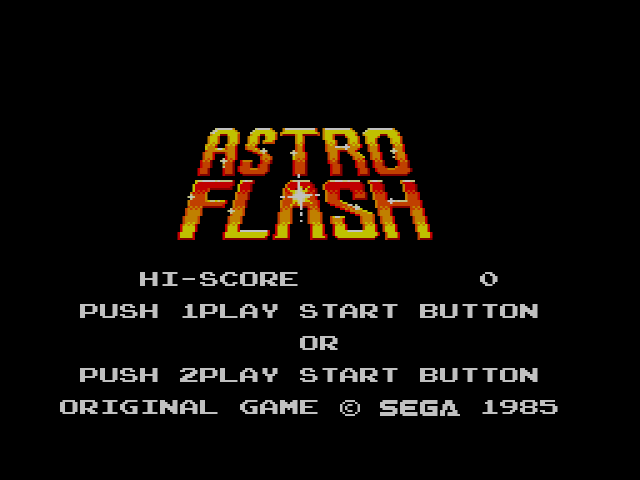 Astro Flash (세가 마스터 시스템 / SMS) 게임 롬파일 다운로드