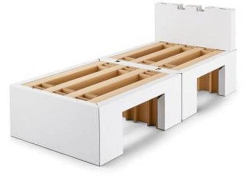 도쿄 올림픽 선수촌 침대 발표 대회사상 최초 골판지 상자로 제작 논란