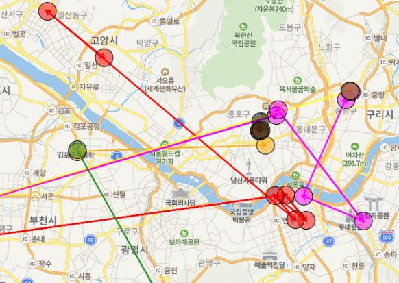 코로나 맵 코로나 바이러스 지도 대학생이 만들어