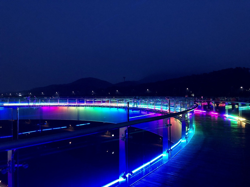 서울 근교 나들이 코스추천 경인 아라뱃길 아라마루 전망대 야경