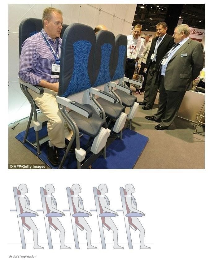 실제로 개발하려고 했던 비행기 이코노미 좌석