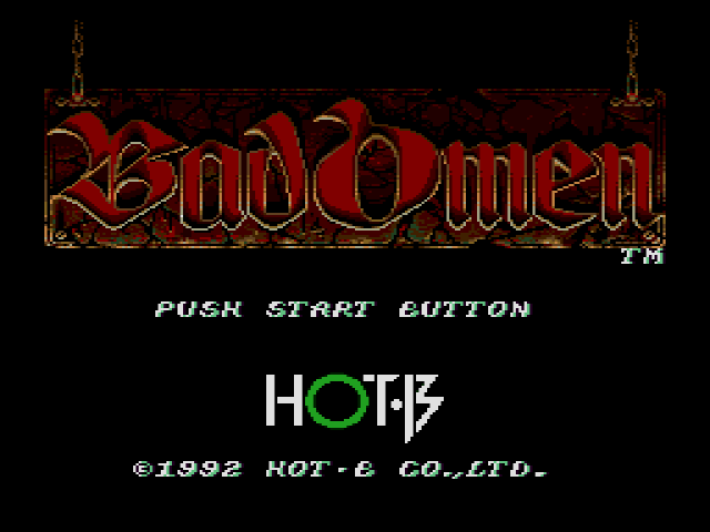 Bad Omen (메가 드라이브 / MD) 게임 롬파일 다운로드