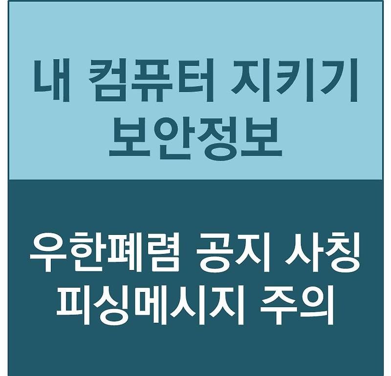 [정보보안] 우한폐렴 공지 사칭 피싱 메시지 출현
