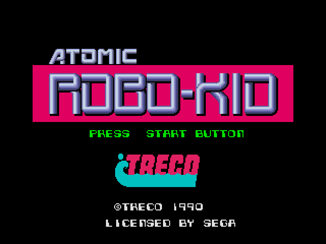 Atomic Robo-Kid (메가 드라이브 / MD) 게임 롬파일 다운로드