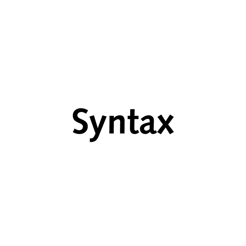 Syntax 폰트 5종 다운로드