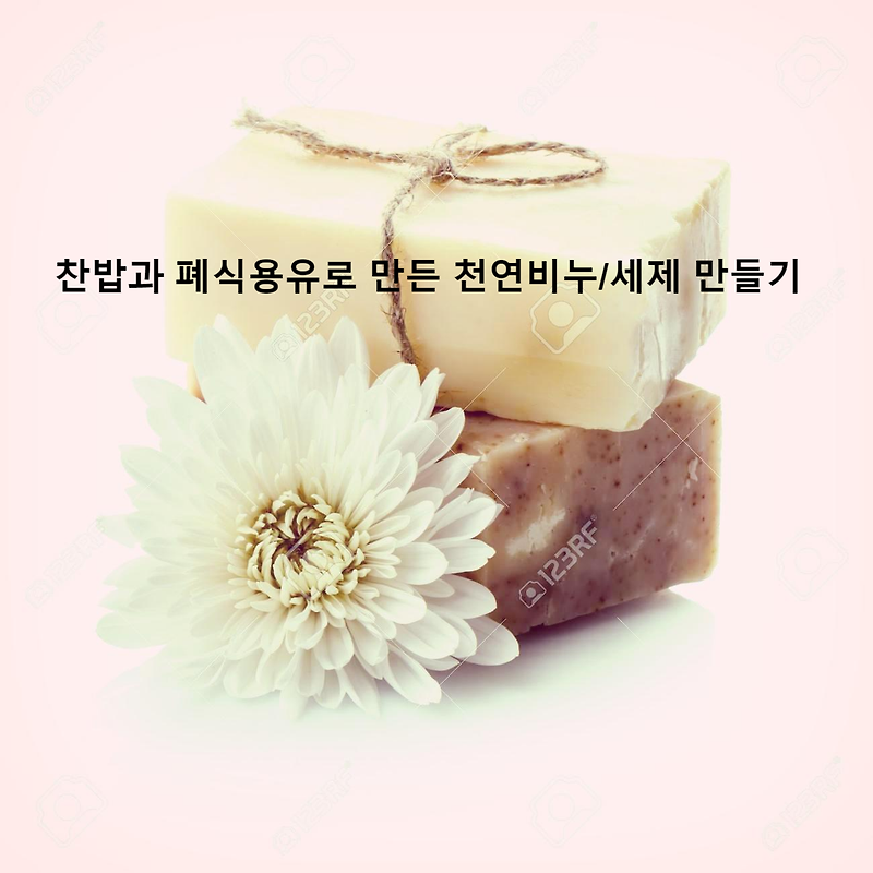 [천연세제제작]주부9단 찬밥으로 내가만든세제
