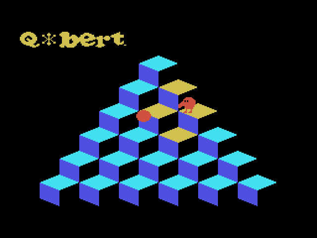 Q-bert (SG-1000) 게임 롬파일 다운로드