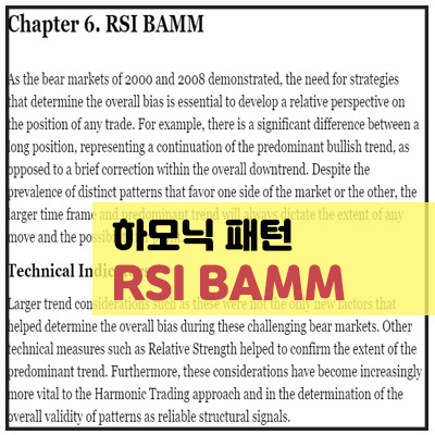 RSI BAMM (하모닉 패턴)은 어떻게 매매하는 것인가?