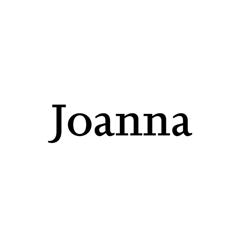 Joanna 폰트 7종 다운로드
