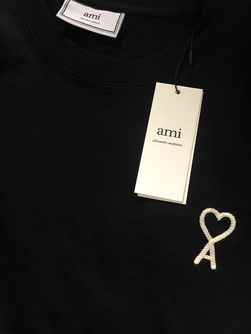 아미(AMI) 티셔츠 20 S/S 신상 구입 후기